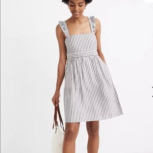 Madewell ruffle strap empire dress